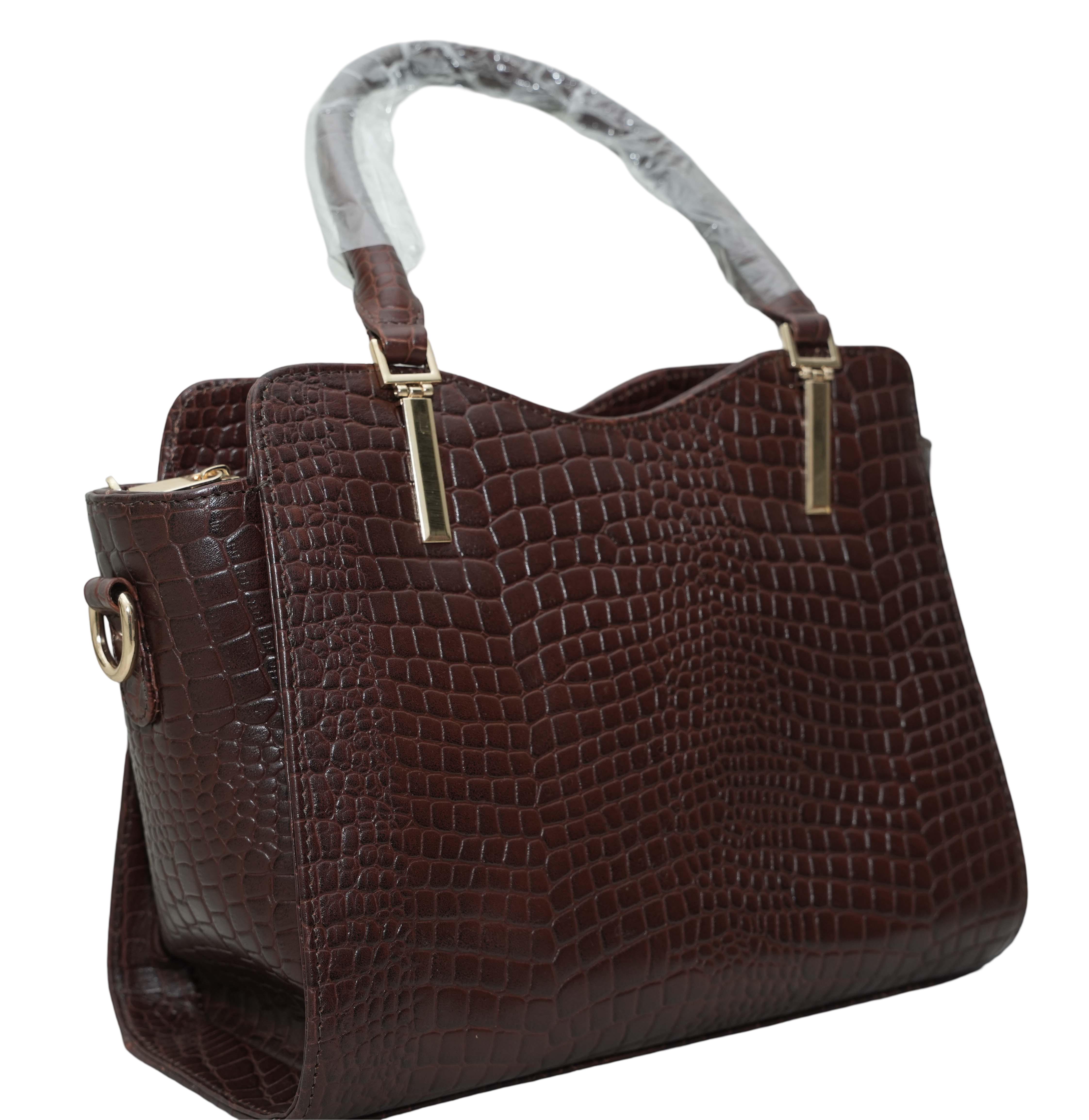 Coffee Brown Leather Bag